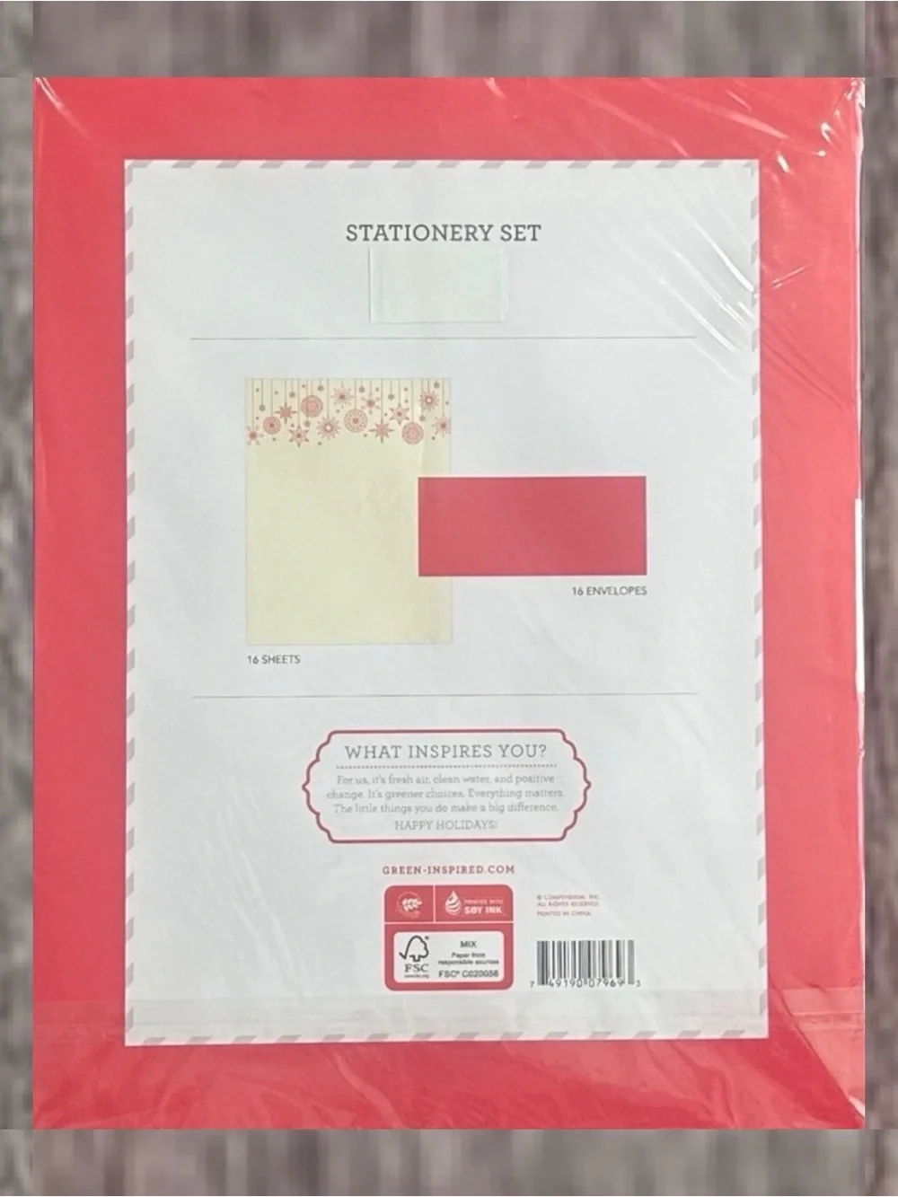 💞 New 16-Pack Printable Christmas Holiday Stationery and Envelope Kit